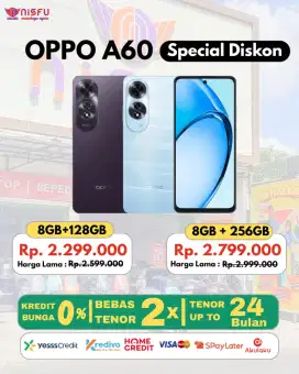 OPPO A60 8/128GB, 8/256GB SEGEL