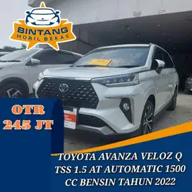 TOYOTA AVANZA VELOZ Q TSS 1.5 AT AUTOMATIC 1500 CC BENSIN TAHUN 2022