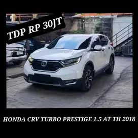 HONDA CRV TURBO PRESTIGE 1.8 AT TH 2018