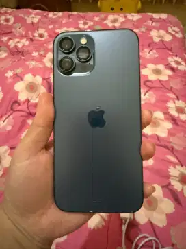 iPhone 12 Pro Max 128GB Pcc Blue Fullset | ORI RESMI | Mulus & lengkap