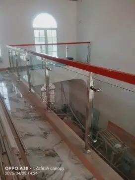 Balkon stainless kaca zfn 110
