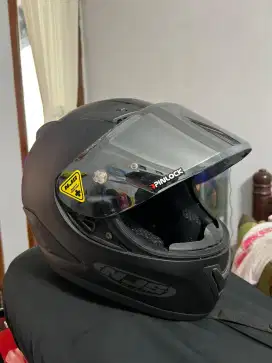 Helm NJS Fullface Black Dof