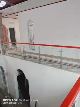 Balkon stainless kaca zfn 013
