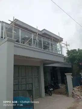 Balkon stainless kaca zfn 014