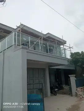 Balkon stainless kaca zfn 014