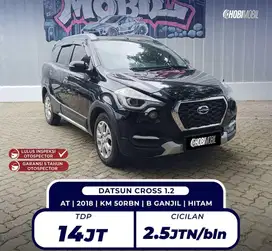 [ BERGARANSI 5TH ] DATSUN CROSS 1.2 MATIC 2018 7 SEATER (HOBIMOBIL)
