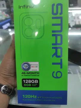 Infinix Smart 9 4/128gb baru garansi resmi bisa TT bisa kredit bisacod
