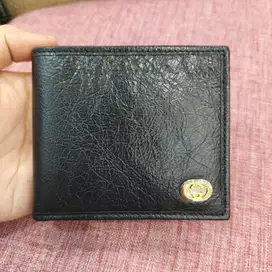 Gucci Leather Logo Black Wallet
