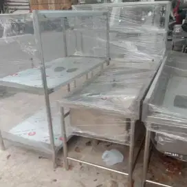 Custom meja stainless / sink Stainless / meja prepare stainless