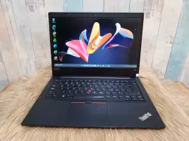 Laptop Desain Thinkpad E495 AMD Ryzen 3 3200U Ram 16 Ssd 256