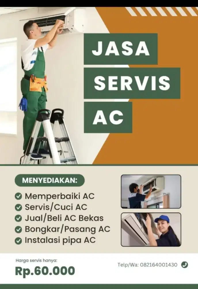 SERVI/CUCI AC (Bergaransi)
