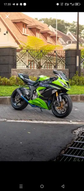 Kawasaki zx636 zx6r 2014 Jual Cepat