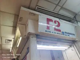 Dijual santai Kios blok A, Tanah Abang. Pusat Fashion Jakarta.