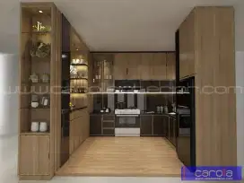 Kitchen set ,backdrof tv ,kamar tidur
