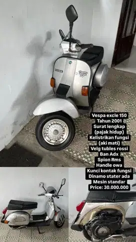 DIJUAL VESPA KONDISI NORMAL