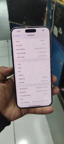 IPHONE 15 PROMAX 256 ZP/A ALL OPERATOR