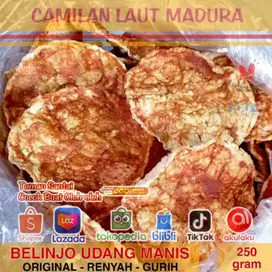 Promo Gratis Ongkir COD Camilan Laut Madura Kerupuk Keripik Emping