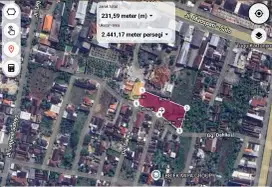 Di jual Tanah cocok untuk bangun perumahan kecil di tengah kota ngawi