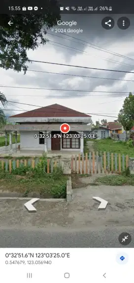 Dijual Sebidang Tanah dan Bangunan