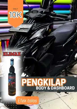 Pengkilap body dan dashboard motor dan mobil