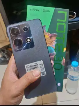 Jual infinix note 30 Ram 8+8 / 256 GB Black , mulus , fullset.