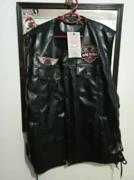 JAKET/ROMPI MOTOR KULIT SINTETIS