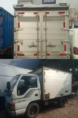 Isuzu elf cde engkel box nhr siap pakai