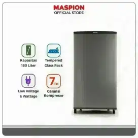 Maspion Kulkas 1 Pintu 168 Liter URG168LE-BLG - NEW