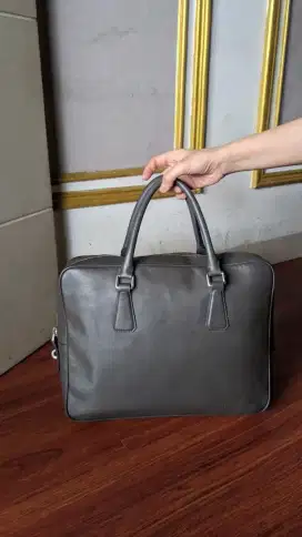 PRADA Briefcase Saffiano Leather 100% AUTHENTIC ORIGINAL Made In Italy