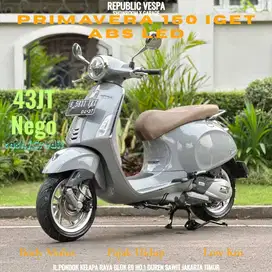 PIAGGIO PRIMAVERA 150 IGET ABS LED Tahun 2022 WARNA GREY MATERIA