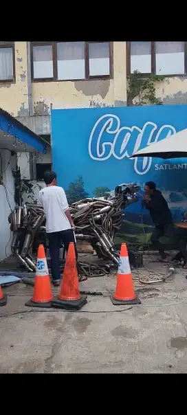 Bengkel Las Panggilan, Pagar, Kanopi