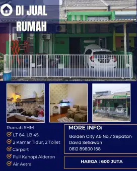 Rumah Di Jual siap huni. Cluster Golden City sepatan