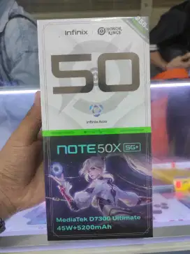 Infinix Note 50x 5G 8/256gb baru garansi resmi bisa TT bisa kredit