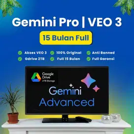 GEMINI VEO 3 AI PRO + GDRIVE 2TB 1 TAHUN - PRIVATE AKUN