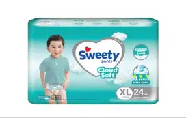 Sweety Silver Pants Popok Celana XL-24