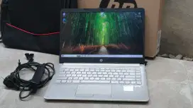 Laptop HP Core i3 Gen 10 RAM 12GB SSD Hardisk 1TB Fullset No Minus