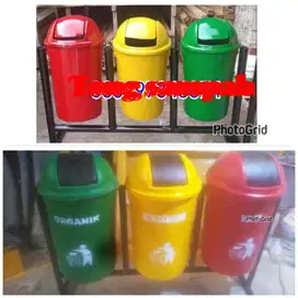 Tong sampah organik dan non organik (bs antr skitr medan)