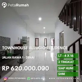 Rumah siap huni allugio residence jalan rawa 1 daerah denai mandala