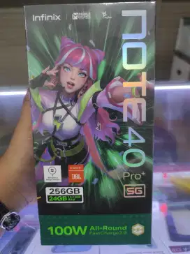 Infinix note 40 pro+ 5G 12/256 baru garansi resmi bisa TT bisa kredit