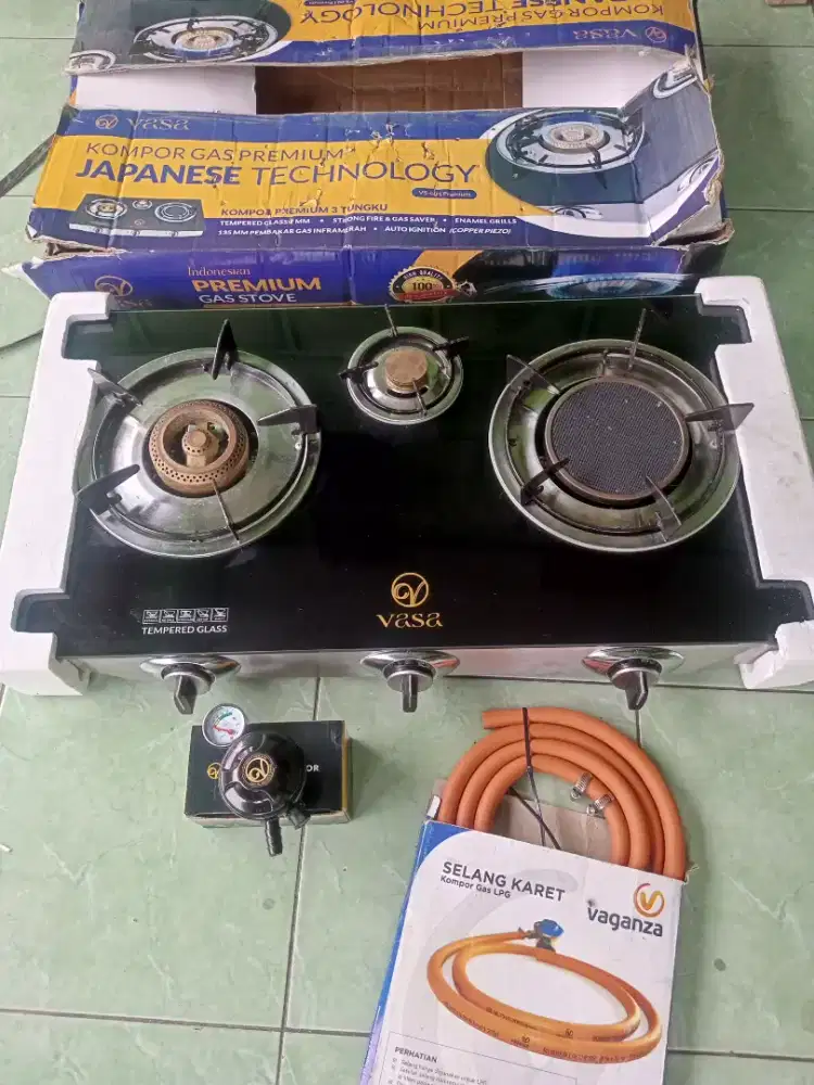 Kompor vasaa 3 tungku