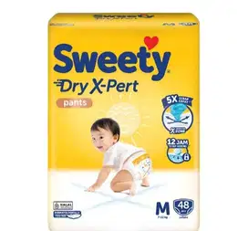Sweety Bronze Dry X-Pert Popok Celana Bayi M 48 pcs