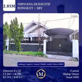 Rumah Nirwana Eksekutif Rungkut dkt MERR STIKOM Semolowaru Nginden