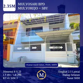 Rumah Mulyosari BPD dkt Pakuwon City Kenjeran Kampus ITS Galaxy Mall