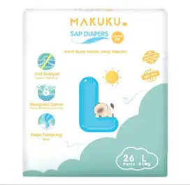 MAKUKU SAP Diapers Comfort Fit Popok Celana L 26 pcs