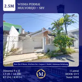 Rumah Wisma Permai dkt MERR Galaxy Mall Dharmahusada Kertajaya Indah