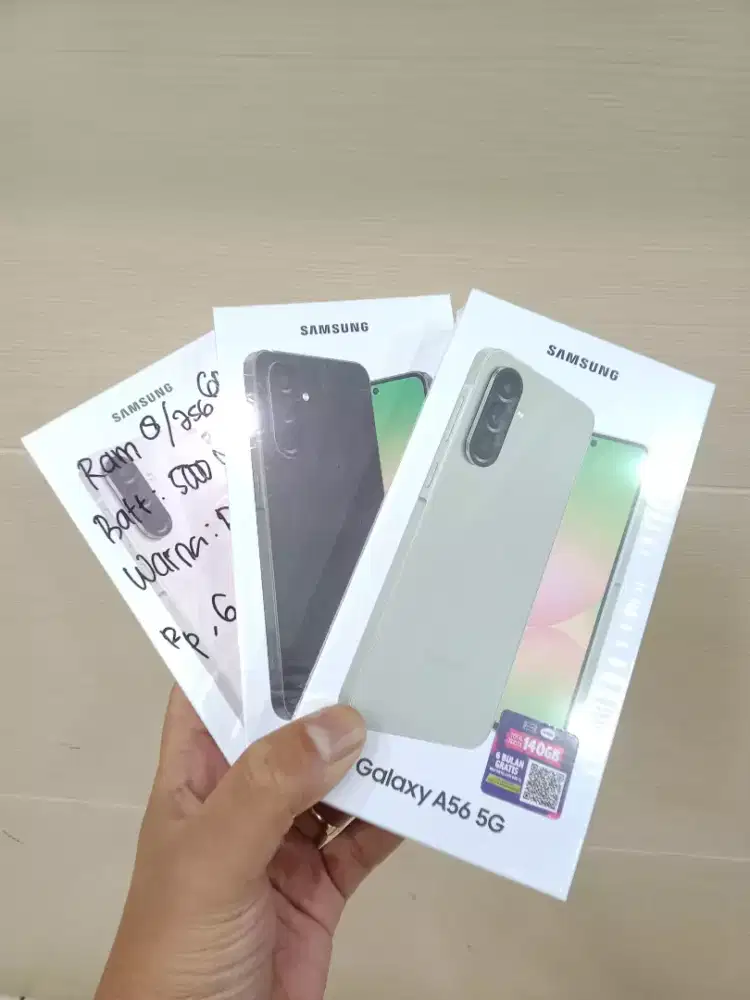 SAMSUNG A56 8+8/256GB (BARANG FRESH) BUKAN BARANG SUDAH JALAN GARANSI