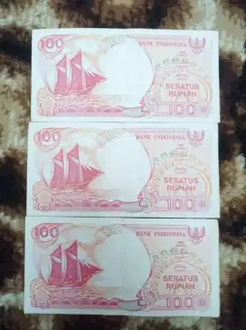 Uang 100 rupiah kertas