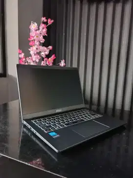 LAPTOP NEW MSI MODERN 14 I3 GEN 12TH RAM 8 SSD 256 OHS W11 GARANSI 2TH