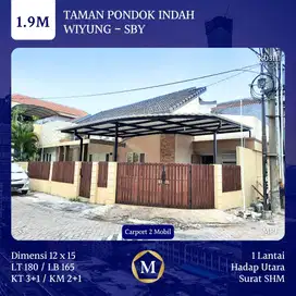Rumah Taman Pondok Indah Wiyung Murah Modern dkt Pakuwon PTC Citraland