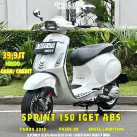 PIAGGIO VESPA SPRINT 150 IGET ABS TAHUN 2018 PERFECT CONDITION